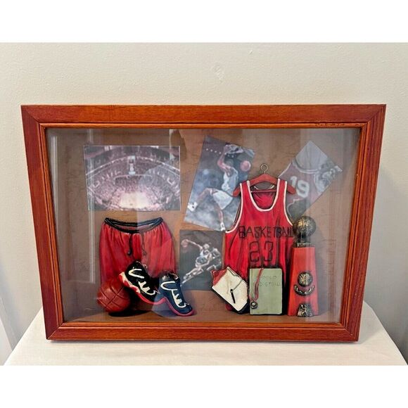 Other - Michael Jordan Chicago Bulls Shadow Box #23 GOAT Basketball